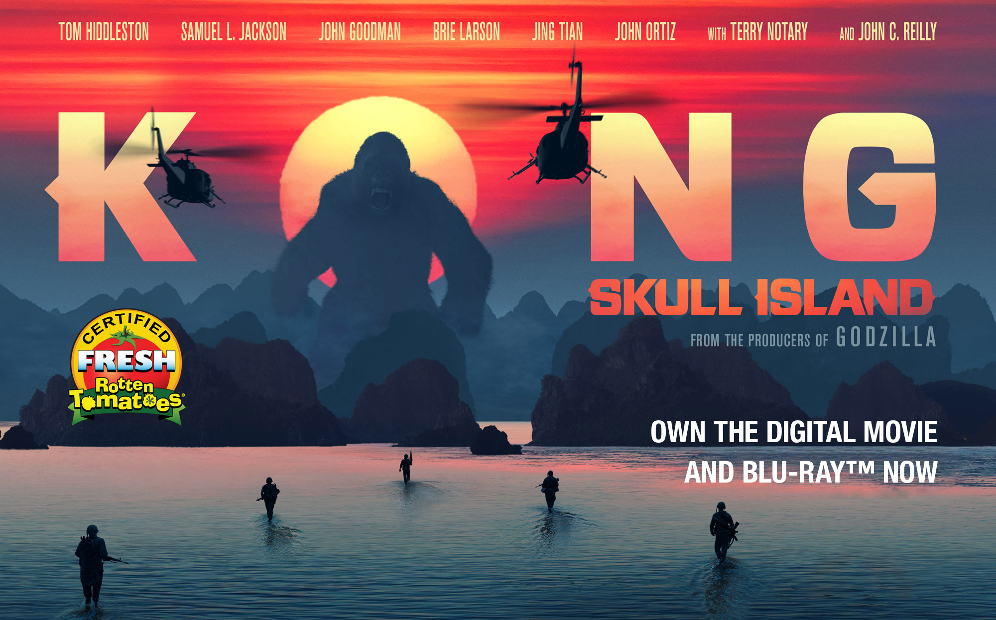 Kong Skull Island Official Movie Site Own The Digital Movie